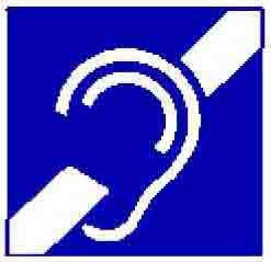 Imagen del término sÍmbolo internacional de accesibilidad