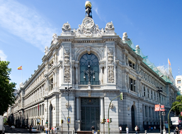 Edificio del Banco de España en Madrid