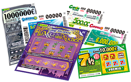 Diferentes cupones ONCE