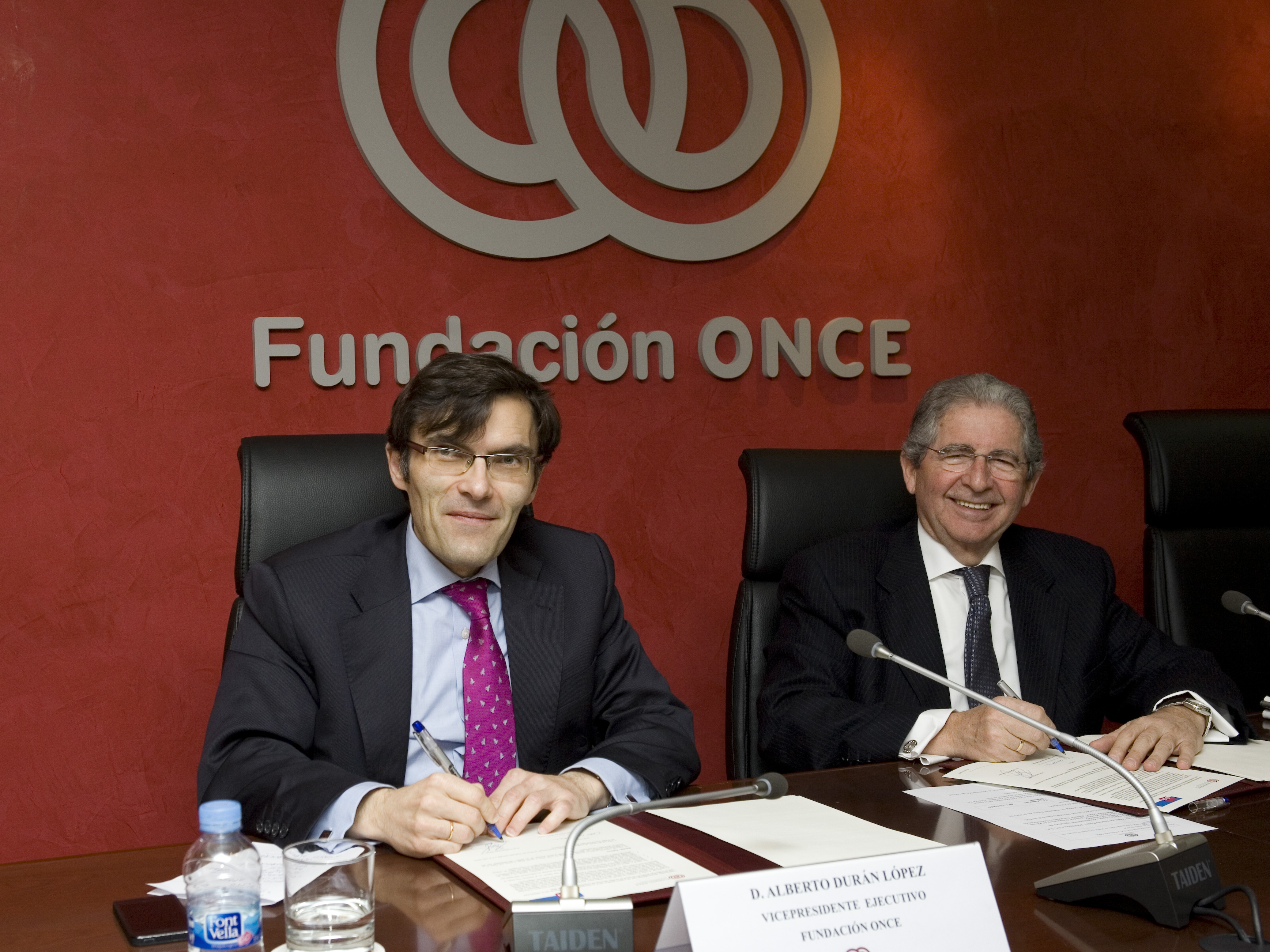 Alberto Durán (izquierda) junto a José Luis López