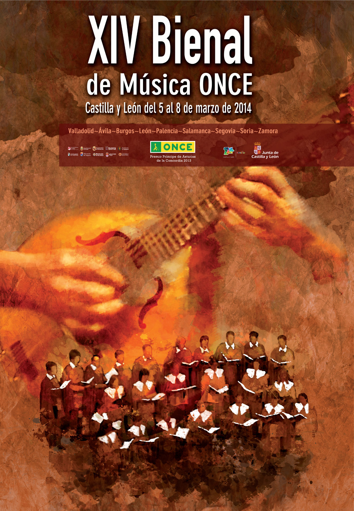 Cartel de la XIV Bienal de Música de la ONCE
