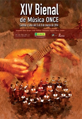 Cartel de la XIV Bienal de Música de la ONCE
