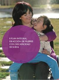 Portada del "II Plan integral de acción de mujeres con discapacidad 2013-2016"