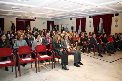 Público asistente al acto en el Palacete de los Duques de Pastrana en Madrid