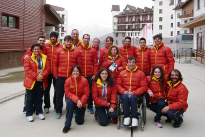 Equipo Español en los Juegos Paralímpicos de Invierno Sochi 2014