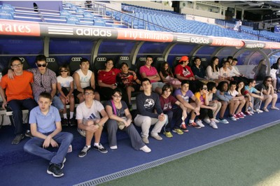 En el banquillo de jugadores