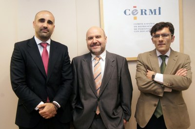 De izquierda a derecha: Oscar Da Pena, Luis Cayo Pérez y Alberto Durán