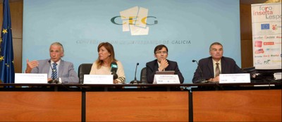De izquierda a derecha: Fernández Alvariño, Beatriz Mato, Alberto Durán y José Antonio Vázquez, presidente de CEGASAL De izquierda a derecha: Fernández Alvariño, Beatriz Mato, Alberto Durán y José Antonio Vázquez, presidente de CEGASAL