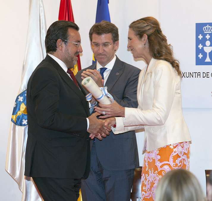 La infanta doña Elena y Miguel Carblleda