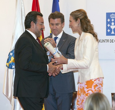 La infanta doña Elena y Miguel Carblleda