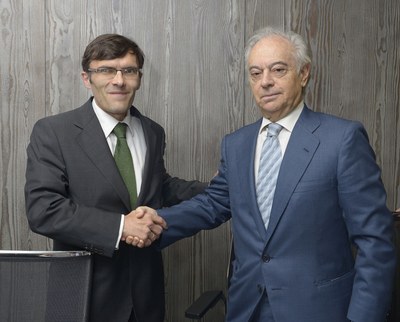 Alberto Durán junto a Carlos J. Álvarez