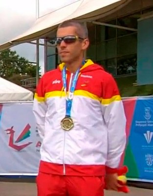 Alberto Suárez, oro en 5000 metros