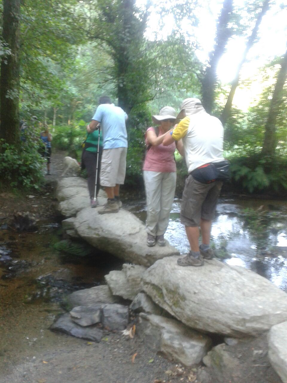 Durante la tercera etapa, camino a Opino