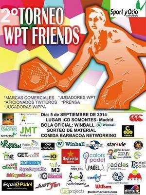 Cartel anunciador del Concurso de Pádel de Somontes