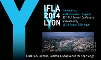 Cartel de Congreso y Asamblea de la IFLA en Lyon Cartel de Congreso y Asamblea de la IFLA en Lyon