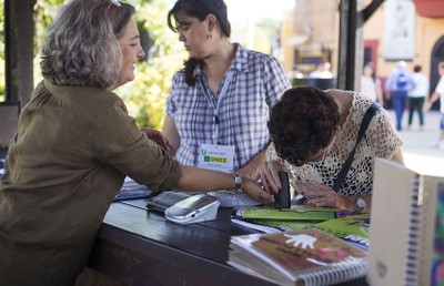 Foto Pepo Herrera. Un stand en el día de la ONCE de Andalucía