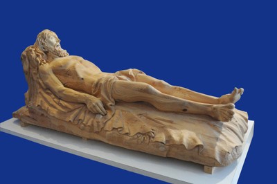 Escultura de Higinio Vázquez expuesta en el Museo de la ONCE