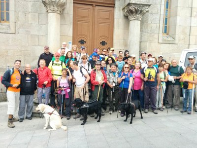 Expedición de peregrinos al completo