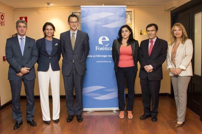La nueva directiva, tras la reunión de Forética