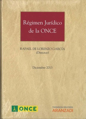Portada del Libro "Régimen Jurídico de la ONCE"