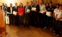Galardonados con las medallas de Cruz Roja Málaga