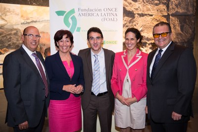 Reponsables de la presentación en Tenerife del programa "Solidarios con América Latina"