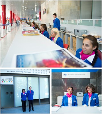 Servicio de Alentis en el recinto madrileño de IFEMA 