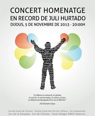 Cartel Concierto Homenaje a Julio Hurtado