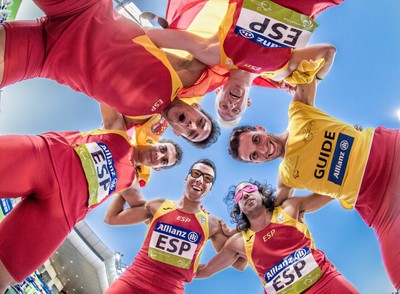 El equipo masculino de 4x100 también obtuvo el bronce en Doha