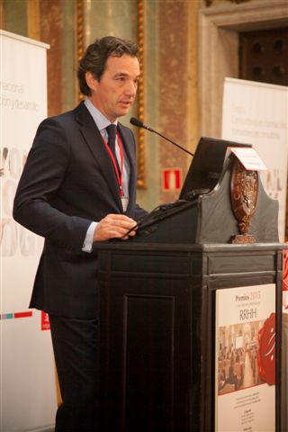 José Ángel Preciados durante su intervención en los Premios Cegos 2015