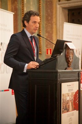 José Ángel Preciados durante su intervención en los Premios Cegos 2015