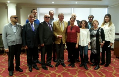 La nueva Junta Directiva de la EBU posa tras ser elegida en la Asamblea de Londres