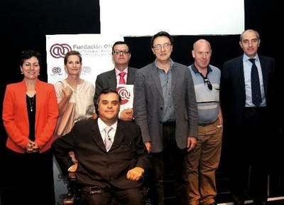 Foto de familia de los ponentes que intervinieron en la jornada de Fundación ONCE e ILUNION