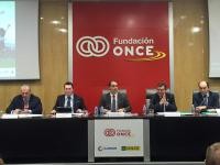 Mesa de la presentación del informe sobre Asistencia Personal en España
