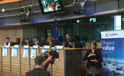 Presentación del grupo ILUNION ante el Parlamento Europeo que se llevó a cabo este mes de noviembre