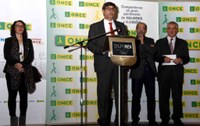 Acto institucional de la ONCE en Valencia con motivo del Día de Santa Lucía