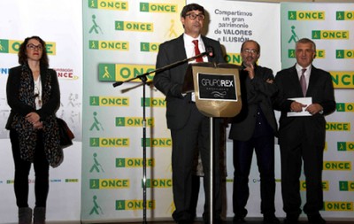 Acto institucional de la ONCE en Valencia con motivo del Día de Santa Lucía