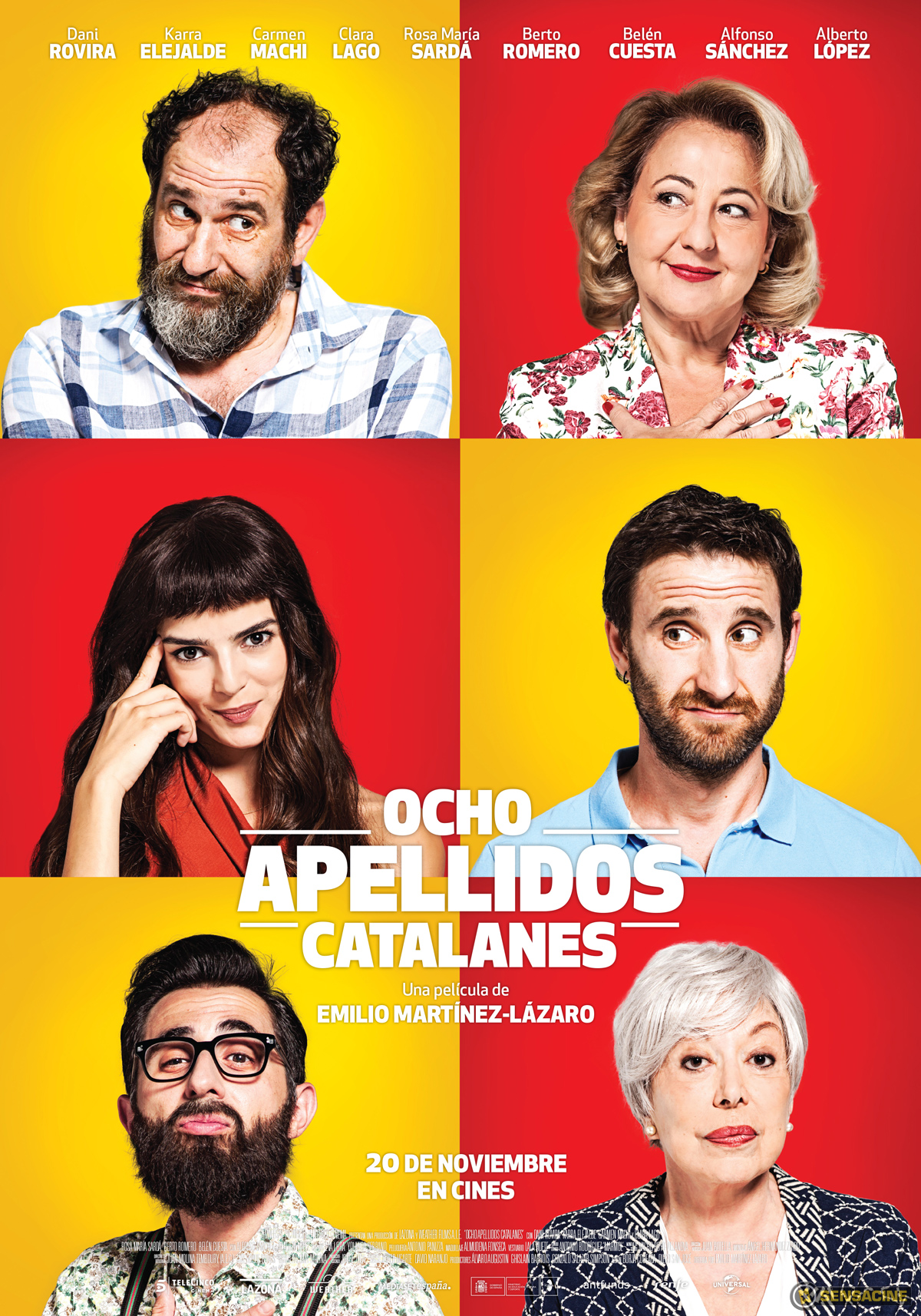 Cartel de "Ocho apellidos catalanes"