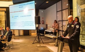 Juan Espejo durante su intervención en la entrega de premios