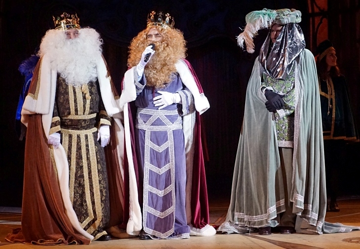 Los Reyes Magos, sobre el escenario del Circo Price
