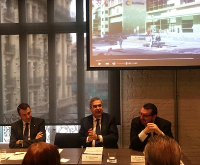 Presentación del modelo ILUNION por parte de Joan Faneca en las jornadas hosteleras de Barcelona