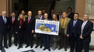 Presentación del cupón del 5 de enero, dedicado a la Cabalgata del Ateneo de Sevilla