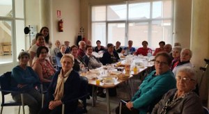 Reunión de participantes en el curso llevado a cabo en San Cristóbal de Entreviñas