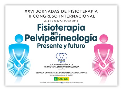 Cartel sobre las XXVI Jornadas de Fisioterapia