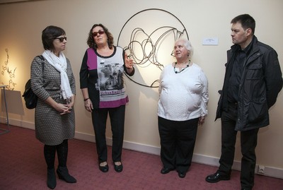 Gemma León, Ana Isabel Ruiz, Estrella Cela y Diego Canogar