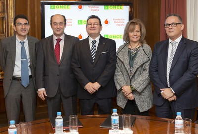 Andrés Ramos, Santiago Moreno, Ángel Sánchez, Mar Fernández y Ángel Luis Gómez