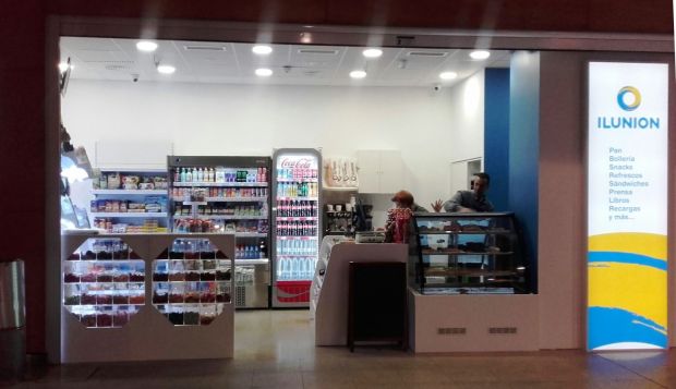 Aspecto de la nueva tienda de Getafe desde la entrada
