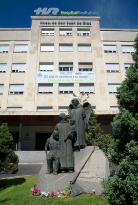 Fachada del Hospital de San Rafael en Madrid