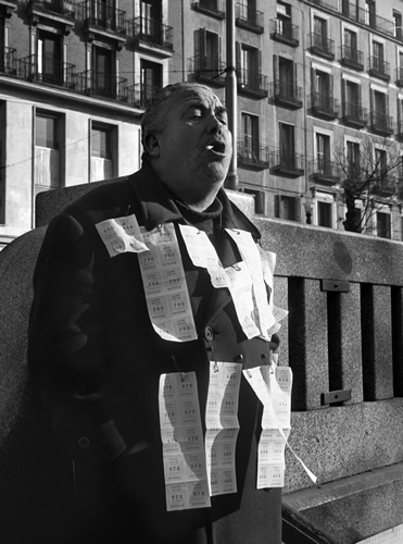 La voz de la suerte. Fotografía de Ángel Rojo