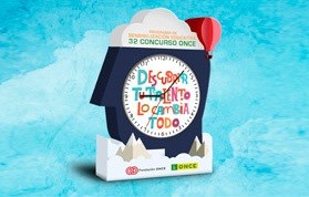 Pieza promocional del certamen con la imagen de un despertador